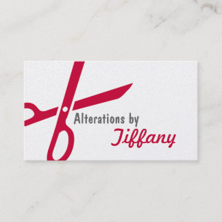 Tailor Alterations Tailoring Seamstress Tailor Business Card