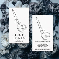 Tailor Fabric Scissors Chic Minimal CUSTOM Busines