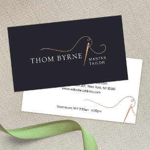 Tailor Needle and Thread Business Card