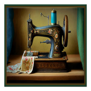 Tailor, Seamstress Poster Matching Business Card 