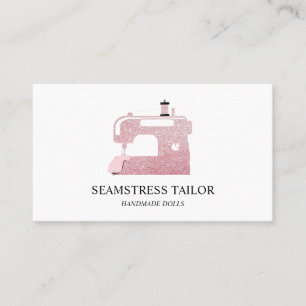 Tailor Sewing Machine Business Card