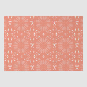 Tailor Tools on Salmon Tissue Paper