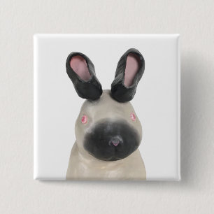 Tailored Rabbit 15 Cm Square Badge