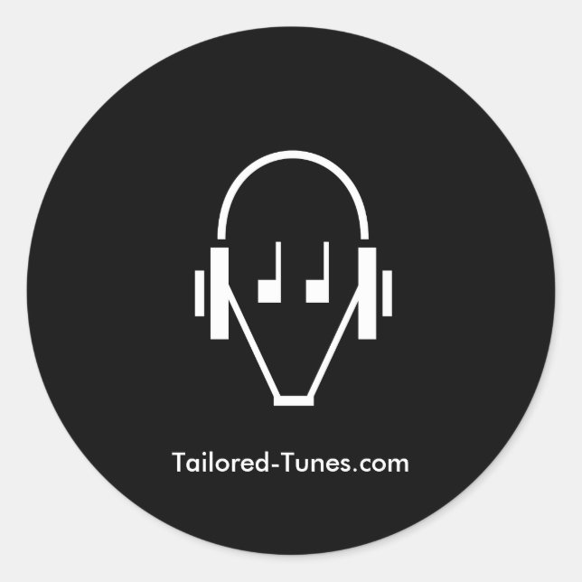 Tailored Tunes sticker (Front)