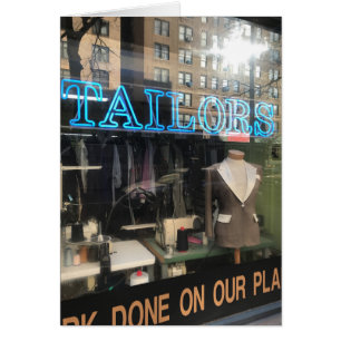 Tailor's Shop Window New York City Photography