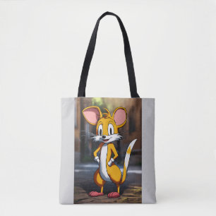 Tails Reimagined as a Rat – Sonic Fan Art Concept Tote Bag