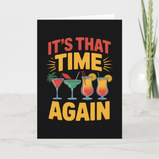 Tails Tropical Summer Island Vacation Caribbean Ho Card