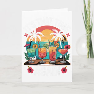 Tails Tropical Summer Island Vacation Caribbean Ho Card