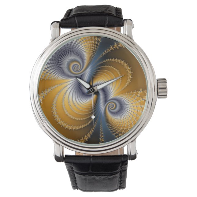 Tailspin - Fractal art Watch (Front)