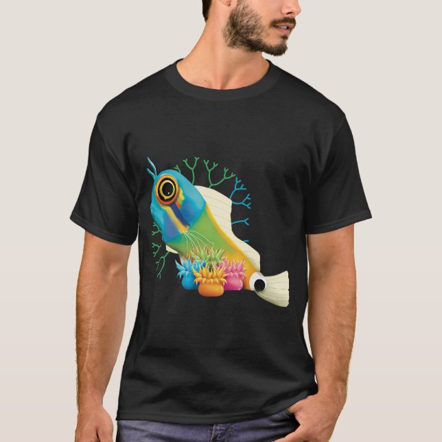 Tailspot Blenny Fish T-Shirt (Front)