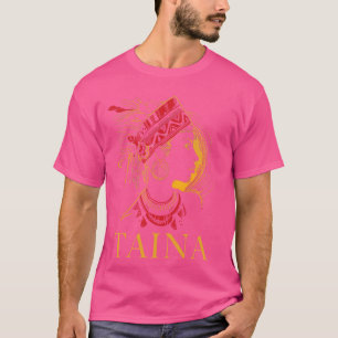 Taina Taino Woman Boricua Boriken Indigenous Puert T-Shirt