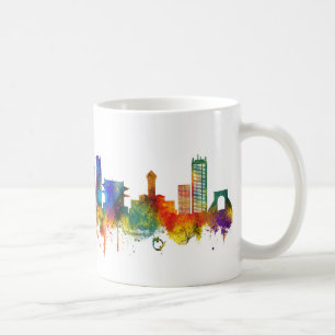 Tainan City Taiwan Skyline Coffee Mug