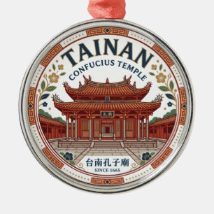 Tainan Confucius Temple Taiwan Metal Tree Decoration