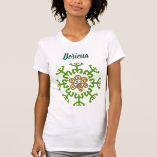 Taíno Coquí Sun Wreath t-shirt
