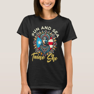 Taino Indian Puerto Rico Pride Boricua Puerto Rica T-Shirt