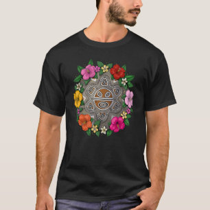 Taino Sun Coqui Boricua Circle Puerto Rico Symbol T-Shirt