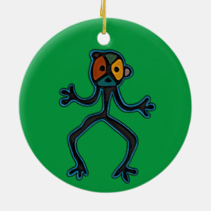 Taino Symbol Circle Ornament