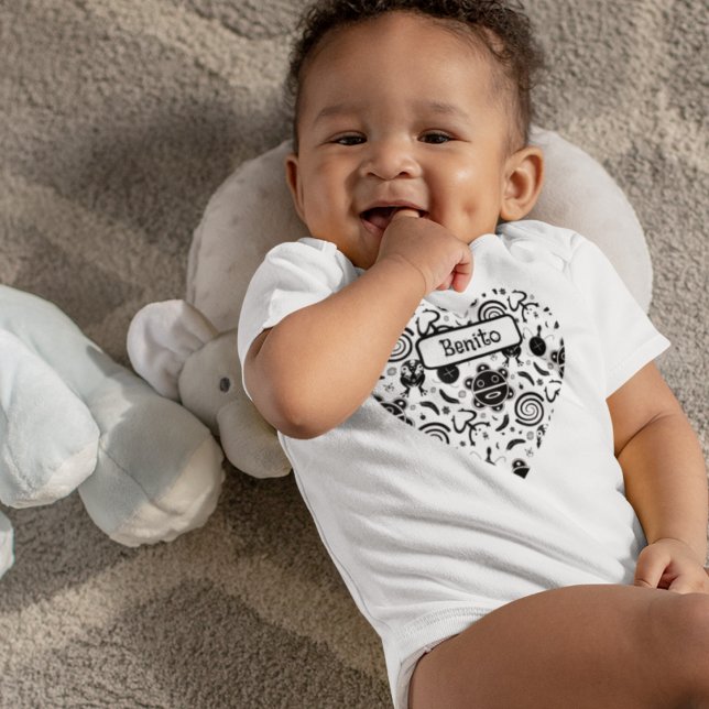 Taino Symbols Puerto Rico Culture Baby Bodysuit (Creator Uploaded)