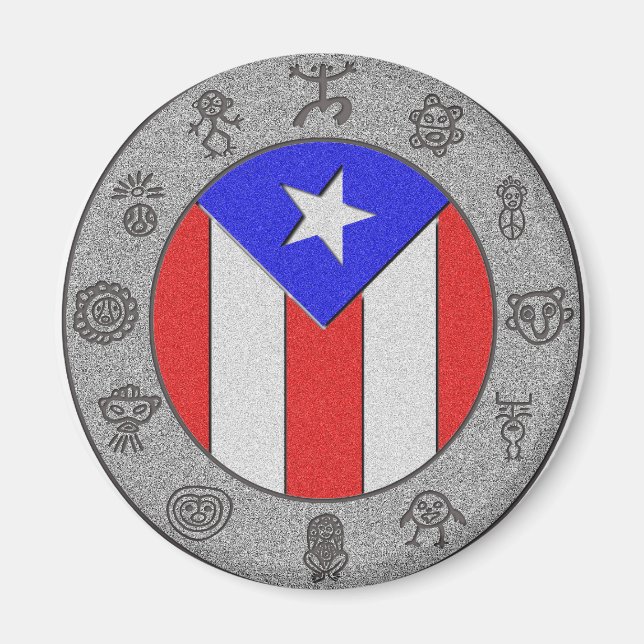 Taino Wheel Magnet (Front)