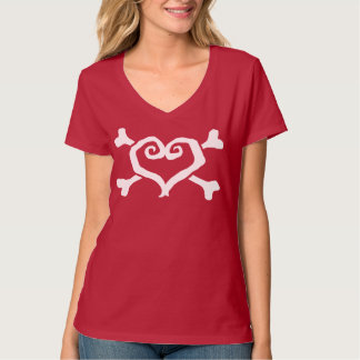 "Tainted Love" Heart and Crossbones T-Shirt