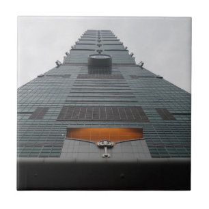 Taipei101 Small (4.25" x 4.25") Ceramic Photo Tile