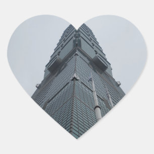 Taipei 101 Heart Sticker