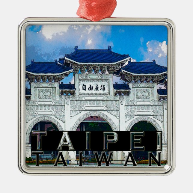 Taipei Metal Tree Decoration (Front)