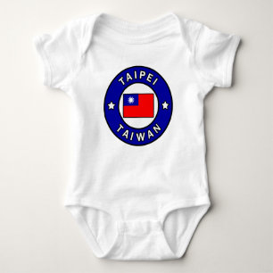 Taipei Taiwan Baby Bodysuit