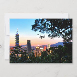Taipei, Taiwan Card