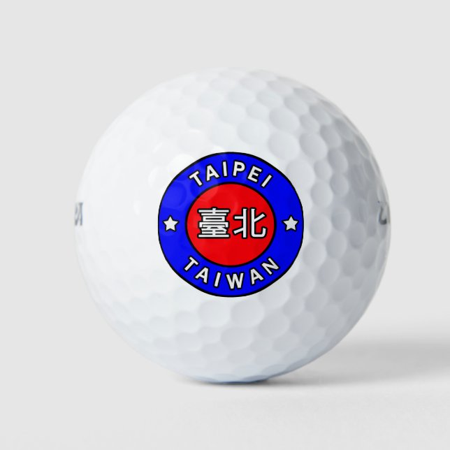 Taipei Taiwan Golf Balls (Front)
