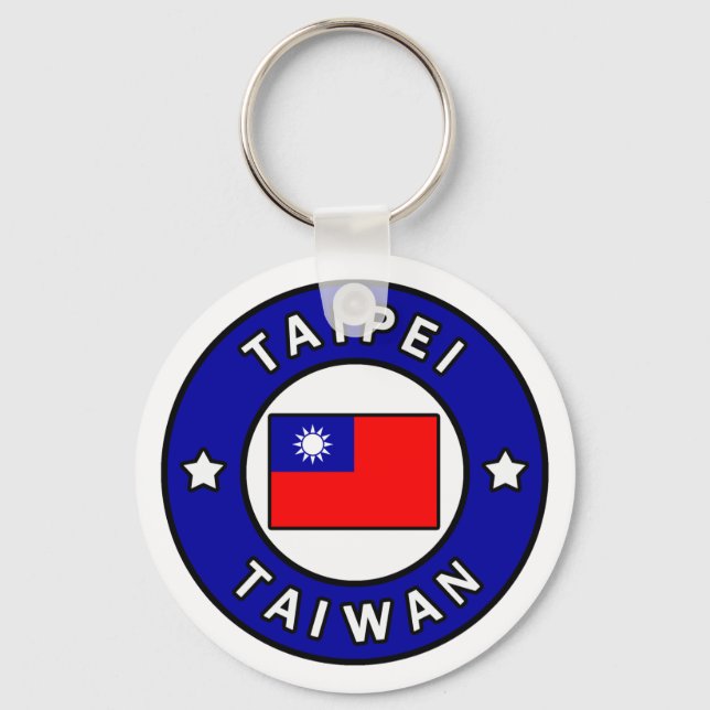 Taipei Taiwan Key Ring (Front)