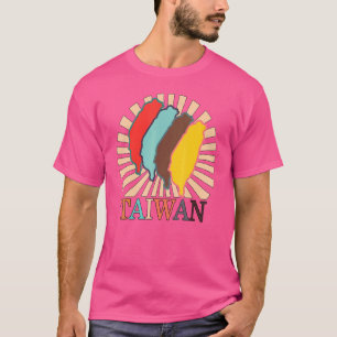 Taipei Taiwan Map Chinese Taiwanese Country Free V T-Shirt