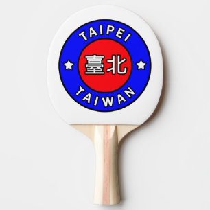 Taipei Taiwan Ping Pong Paddle