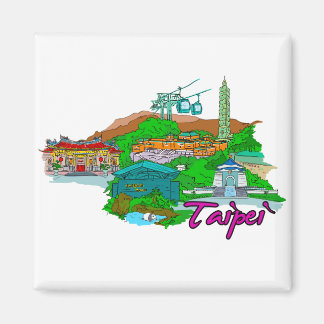 Taipei - Taiwan.png Magnet