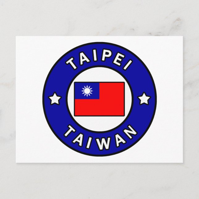 Taipei Taiwan Postcard (Front)