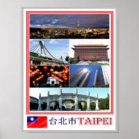 Taipei - Taiwan - Republic of China - Mosaic -