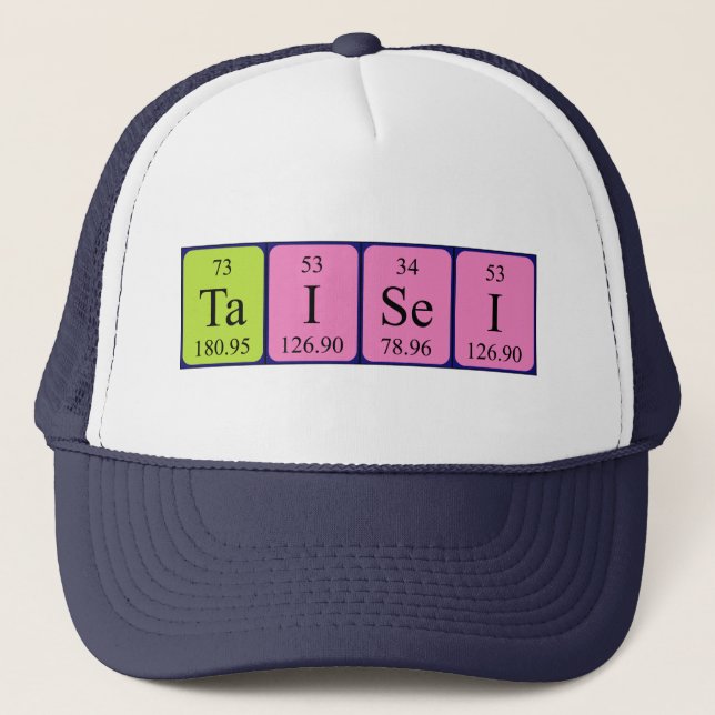 Taisei periodic table name hat (Front)