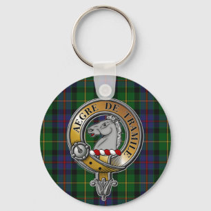 Tait Tartan & Badge Key Ring