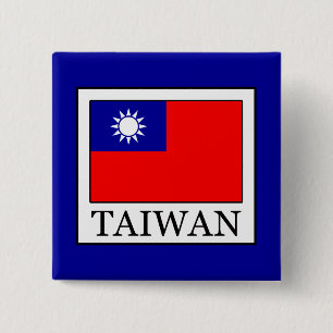Taiwan 15 Cm Square Badge