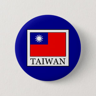 Taiwan 6 Cm Round Badge