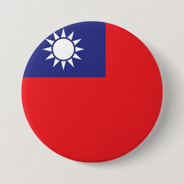 Taiwan 7.5 Cm Round Badge (Front)