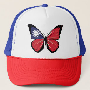Taiwan Butterfly Flag Trucker Hat
