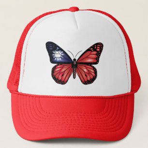 Taiwan butterfly monarch flag trucker hat