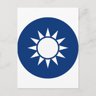 Taiwan Coat of Arms Postcard