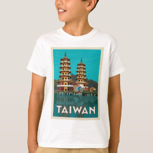 Taiwan Dragon And Tiger Pagodas T-Shirt
