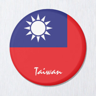 Taiwan flag & Asia - travel/sports fans Magnet