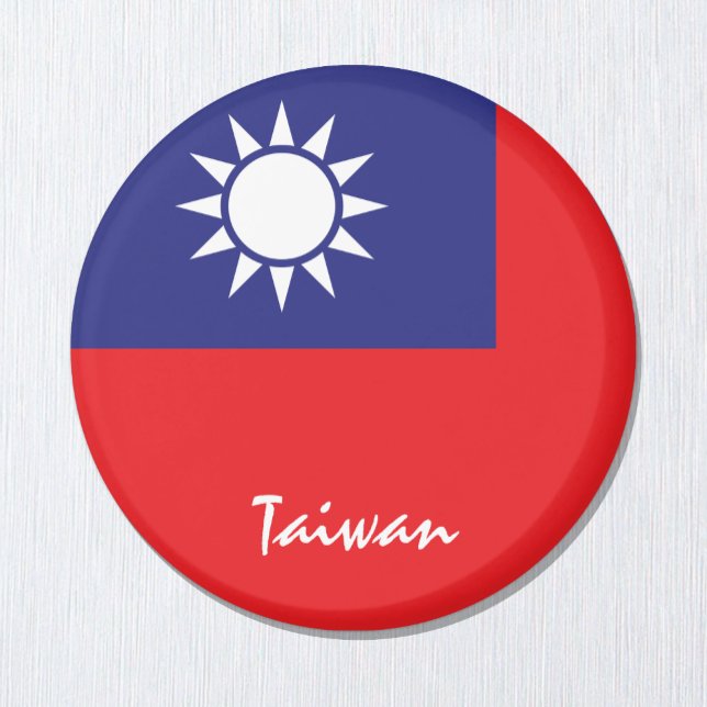 Taiwan flag & Asia - travel/sports fans Magnet (Creator Uploaded)