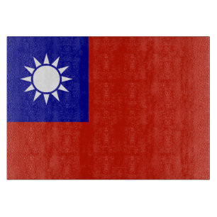 Taiwan flag cutting board