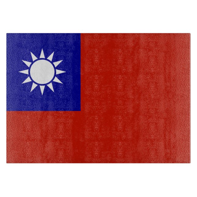 Taiwan flag cutting board (Front)