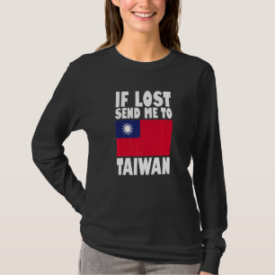 Taiwan Flag Design  If lost send me to Taiwan Prem T-Shirt